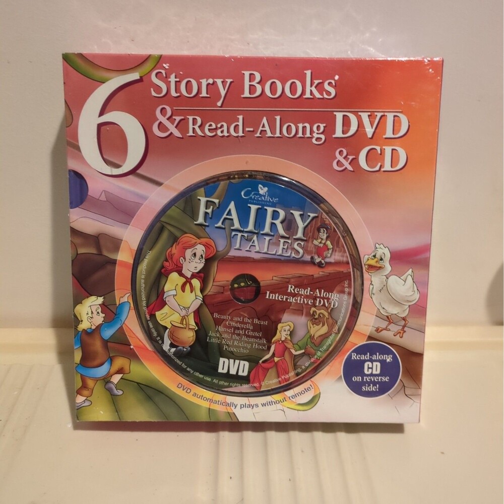 6 Story Books & Read Along DVD & CD, Great Gift for that special 1, New, Sealed.